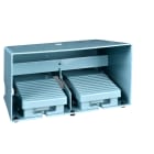 SCHNEIDER ELECTRIC - Interruttore a pedale doppio - IP66 c/protezione metallo blu-2 NO + 3 NC