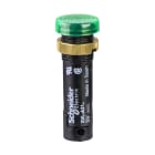 SCHNEIDER ELECTRIC - Lampada spia Ø12 - IP40 - verde - LED protetto - 24V - connettore a vite