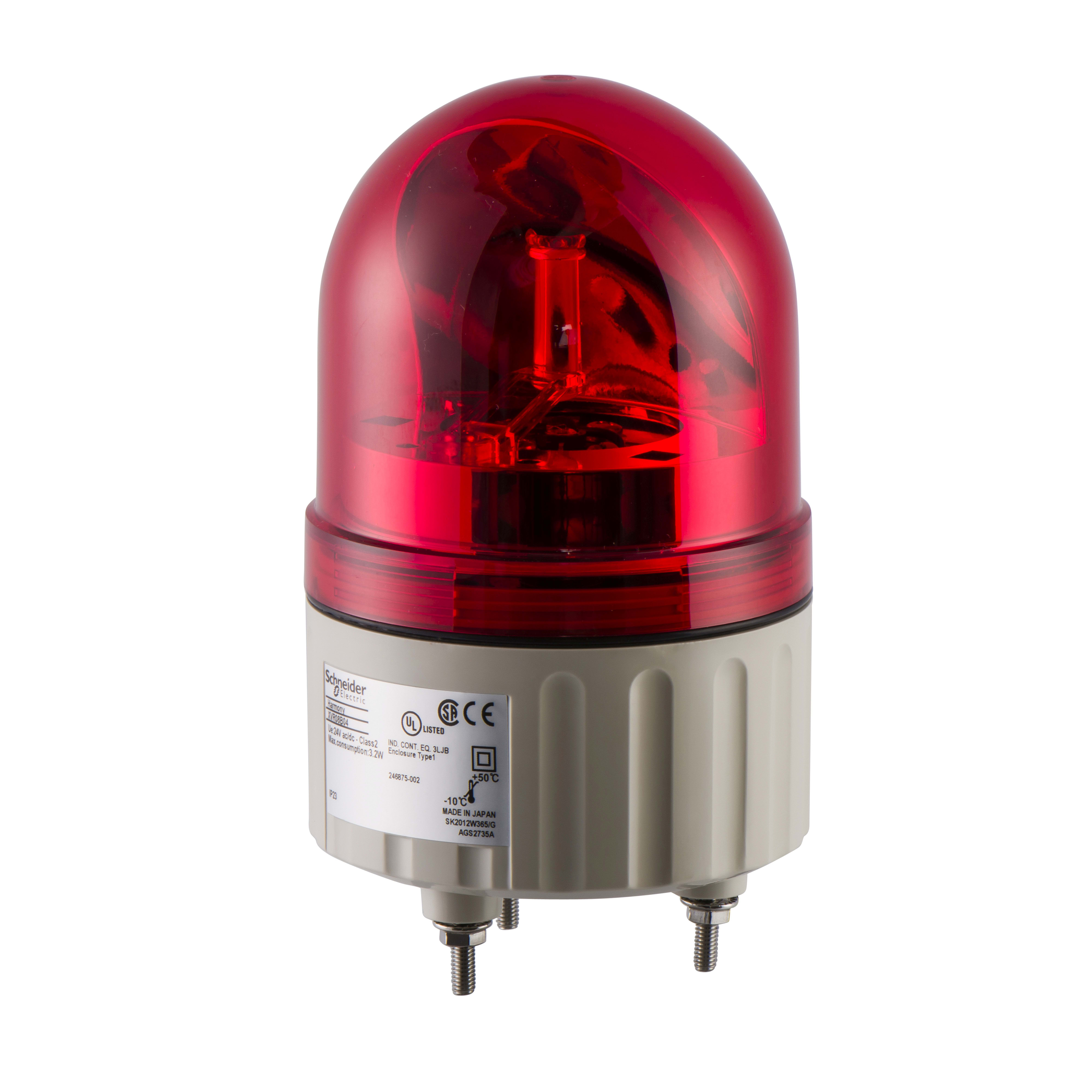 SCHNEIDER ELECTRIC - Dispositivo a luce rotante 84mm rosso 24 VAC/VDC