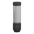SCHNEIDER ELECTRIC - Colonna luminosa monolitica SMART, Harmony Pro XVTS, Ø70 mm, 9 segmenti luminosi, M12 IO-Link, senza buzzer in grigio scuro