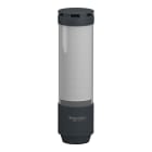 SCHNEIDER ELECTRIC - Colonna luminosa monolitica SMART, Harmony Pro XVTS, Ø70 mm, 9 segmenti luminosi, M12 IO-Link, con buzzer in grigio scuro