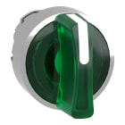 SCHNEIDER ELECTRIC - Testa selettore luminoso -Harmony XB4 - 3 posizioni Ø22 - verde- per LED universale,metallo