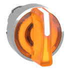 SCHNEIDER ELECTRIC - Testa selettore luminoso -Harmony XB4 - 3 posizioni Ø22 - arancione- per LED universale, metallo