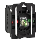 SCHNEIDER ELECTRIC - Corpo per pulsante luminoso Ø22 - LED universale 1NO+1NC- 24vac/dc