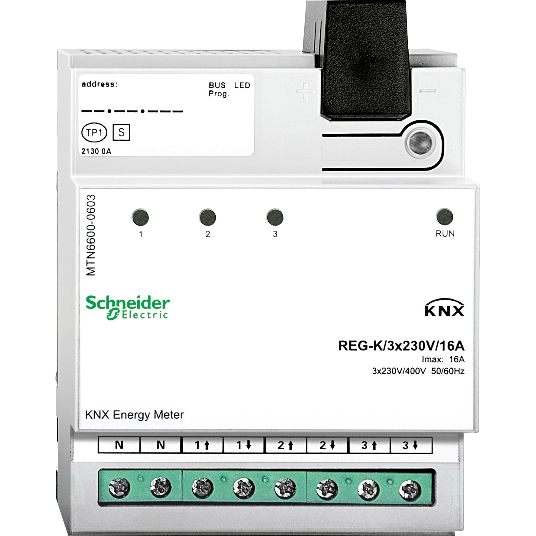 SCHNEIDER ELECTRIC - KNX Energy Meter REG-K/3x230 V/16 A