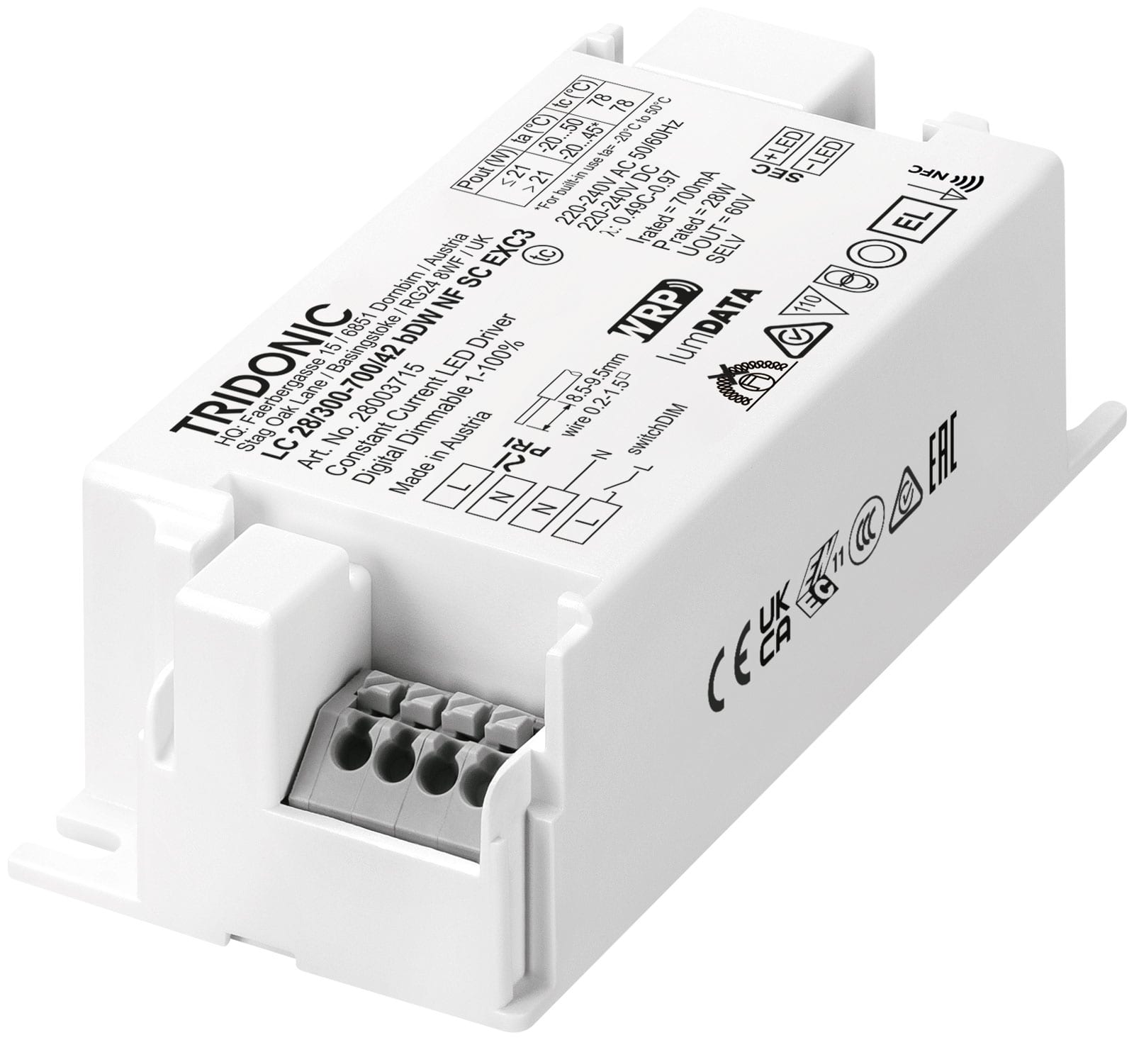 SICOM - LC 28/300-700/42 BDW NF SC EXC3