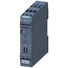 SIEMENS - Relè di controllo temperatura, Pt100, termocoppia J, K, AC/DC 24 V, 1CO, morsetti a vite