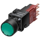 SIEMENS - Pulsante, 16 mm, rotondo, in plastica, colore giallo