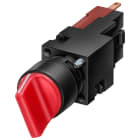 SIEMENS - Selettore, 16 mm, rotondo, in plastica, colore bianco