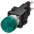 SIEMENS - Indicatore luminoso, 16 mm, rotondo, in plastica, colore giallo