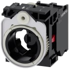 SIEMENS - Supporto per 3 moduli, 1NC, modulo LED, colore ambra, AC/DC 6 ... 24 V