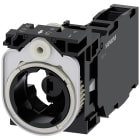 SIEMENS - Supporto per 3 moduli, 1NO+1NC, modulo LED, colore verde, AC/DC 6 ... 24 V