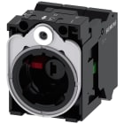 SIEMENS - Supporto per 3 moduli, in plastica/metallo, 1 NO, 1 NC, modulo LED, blu, AC/DC 24 V