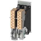 SIEMENS - Contattore gr. costr. 12, a 2 poli DC-3 e 5, 400 A, blocchetto di contatti ausiliari 4NO+4NC, comando in AC