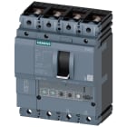 SIEMENS - interruttore automatico 3VA2 IEC frame 100 classe del potere di interruzione C Icu=110kA con 415V a 4 poli, protezione impianto ETU330, LIG, In=100...