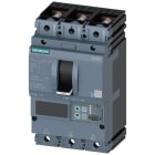SIEMENS - interruttore automatico 3VA2 IEC frame 160 classe del potere di interruzione C Icu=110kA con 415V a 3 poli, protezione impianto ETU560, LSIG, In=16...
