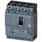 SIEMENS - interruttore automatico 3VA2 IEC frame 160 classe del potere di interruzione L Icu=150kA con 415V a 4 poli, protezione impianto ETU330, LIG, In=40A...