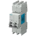 SIEMENS - Interruttore magnetotermico 240 V 10 kA, a 2 poli, C, 60 A, P=70 mm secondo UL 489
