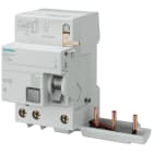 SIEMENS - Blocco differenziale, a 3 poli, tipo A, selettivo, In: 40 A, 1000 mA, Un AC: 400 V, per 5SY