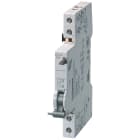 SIEMENS - Blocchetto di contatti ausiliari con tasto di prova 1NO+1NC per interruttore magnetotermico 5SL, 5SY, 5SP
