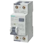 SIEMENS - interruttore magnetotermico/differenziale, 10 kA, 1P+N, tipo AC, 30 mA, car. C, In: 40 , Un AC: 230 V consentito in tutti i paesi. Osservare le nor...