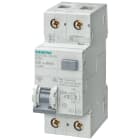 SIEMENS - Interruttore magnetotermico differenziale, 6 kA, 1 polo+N, tipo A, 300 mA, car. C, In: 10 A, Un AC: 230 V