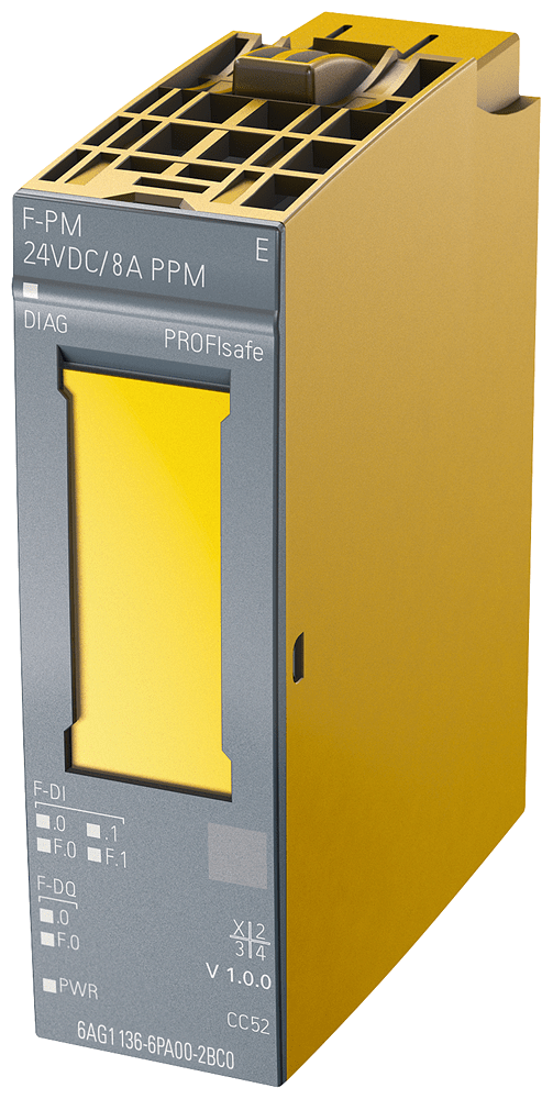 SIEMENS - SIPLUS ET 200SP F-PM-E 24 VDC/8 A PPM ST -30 ... +60 °C con Conformal Coating based on 6ES7136-6PA00-0BC0