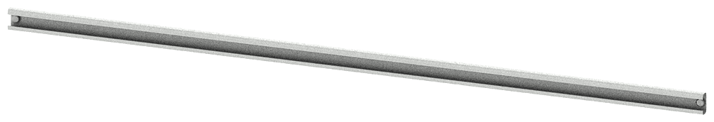 SIEMENS - Staffa di ammaraggio cavi, profilo C30x15mm, La: 1000mm, 1 confezione=5 pezzi