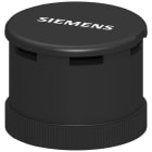 SIEMENS - Elemento sirena, nero, 8 toni, volume variabile 102 dB, AC/DC 24 V, 70 mm