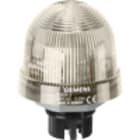 SIEMENS - Luce di segnalazione, elemento luce lampeggiante, con LED integrato, trasparente, AC/DC 24 V