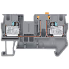 SIEMENS - Morsetto con sezionatore a coltello, 4 mm², larghezza 6,2 mm, grigio