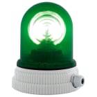 SIRENA - TYPE 200 verde, luce rotante con lampada alogena, IP55, V110AC, base grigia