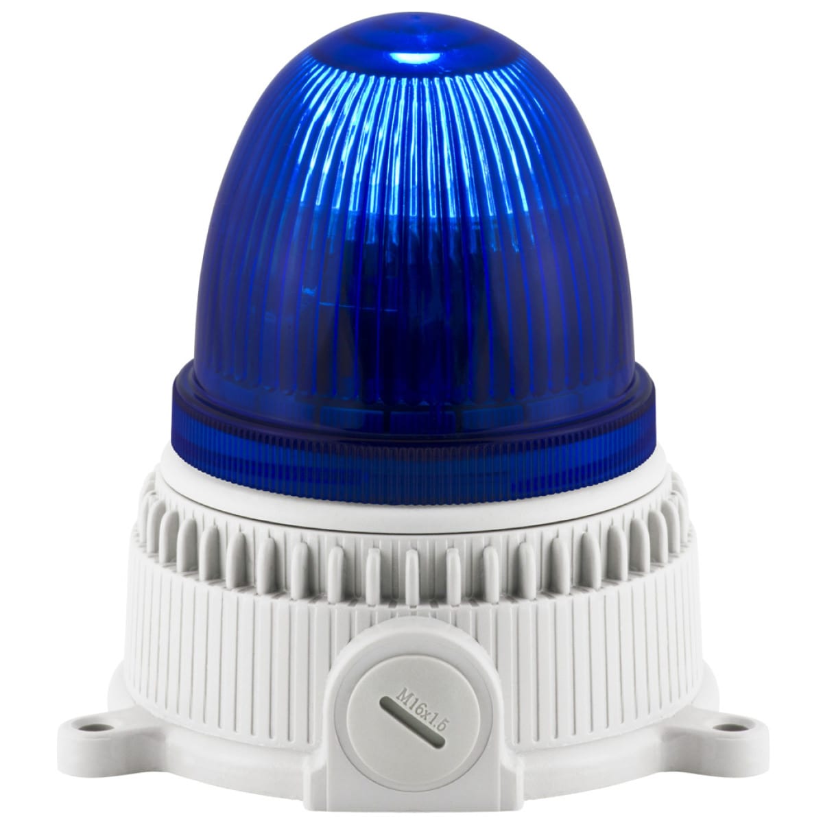 SIRENA - OVOLUX X M blu, luce a flash, luce allo xeno, IP65, V110AC, base grigia