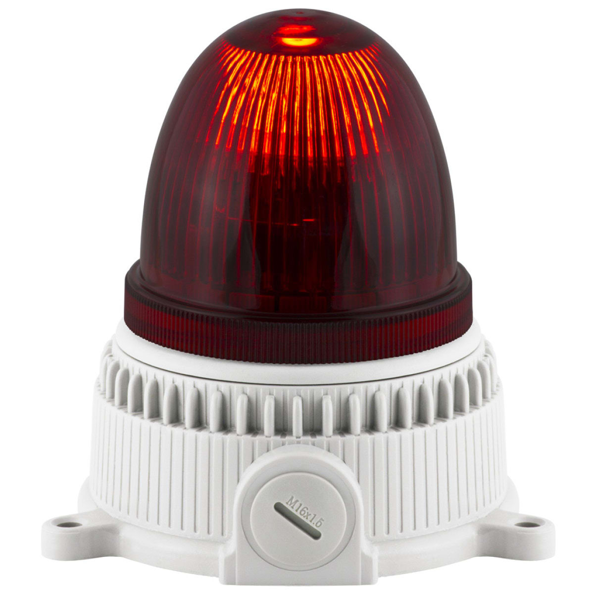 SIRENA - OVOLUX X M rosso, luce a flash, luce allo xeno, IP65, V110AC, base grigia