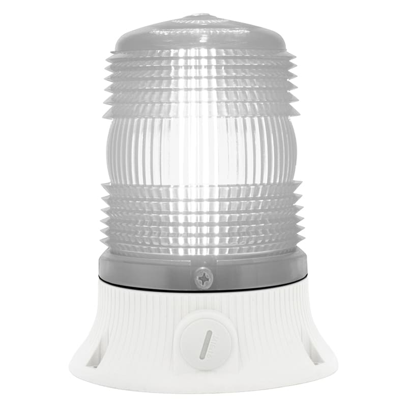 SIRENA - MINIFLASH X , luce a flash, Xeno, IP 54, V110AC, base GRIGIA S