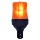 SIRENA - STR LED72 P led luce fissa/lampeggiante IP65 V240AC base asta NERA