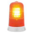 SIRENA - ROTALLARM S xeno ARANCIONE, luce a flash, luce allo xeno, IP65, V110AC, base GRIGIA