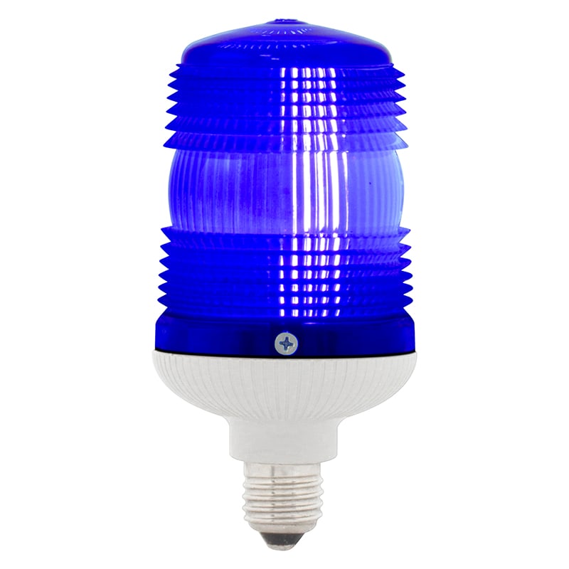 SIRENA - MINIFLASH E lampada ad incandescenza fissa/lampeggiante IP54 V12/48DC base GRIGIA