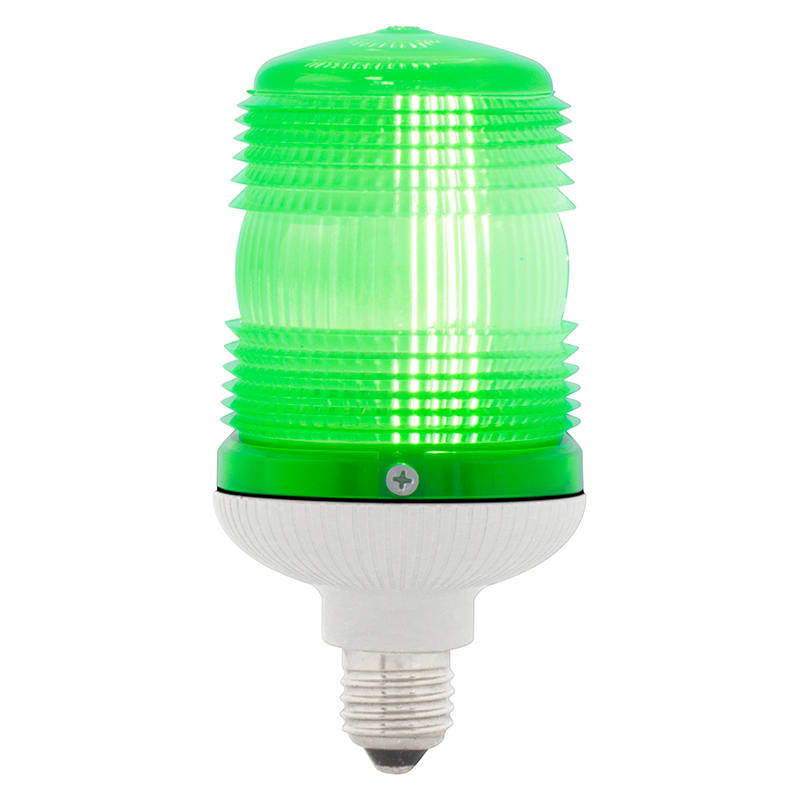 SIRENA - MINIFLASH E lampada ad incandescenza fissa/lampeggiante IP54 V12/48DC base GRIGIA