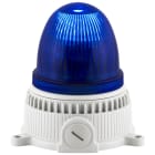 SIRENA - OVOLUX X M blu, luce a flash, luce allo xeno, IP65, V24ACDC, base grigia