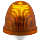 SIRENA - OVOLUX X R arancione, luce a flash, luce allo xeno, IP65, V110AC, base grigia