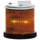 SIRENA - MINITWS STY/FLASH, LED fisso/lampeggiante , allCOLOR, IP66, V110AC, ghiera NERA
