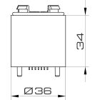 SIRENA - BABYTWS S ALLCLEAR , LED, luce fissa, allCLEAR, IP65, V24ACDC
