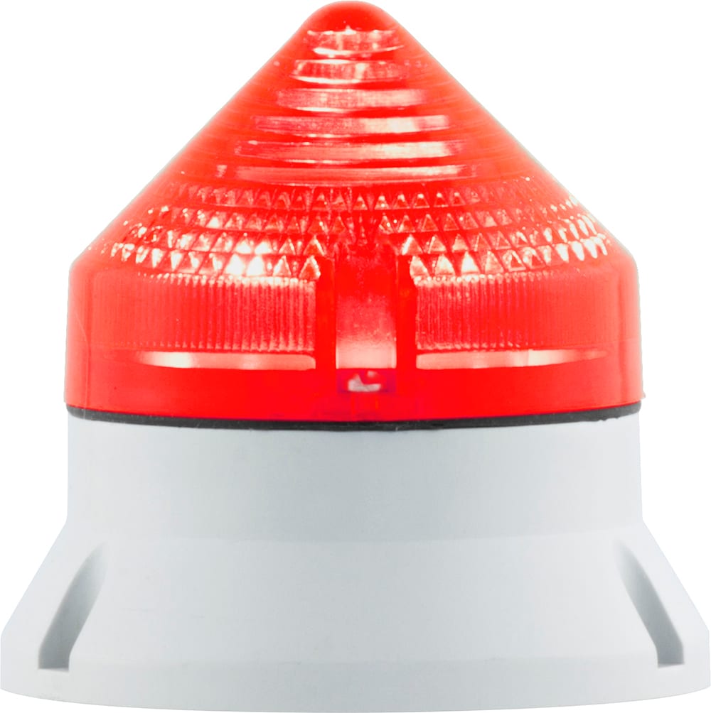 SIRENA - CTL600 STY/FLASH , luce fissa/lampeggiante, IP54, V24/240AC, diam 60mm, base grigia