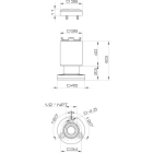 SIRENA - BABYTWS WIRING BASE base per il cablaggio 1 contatto comune 6 indipendenti IP65