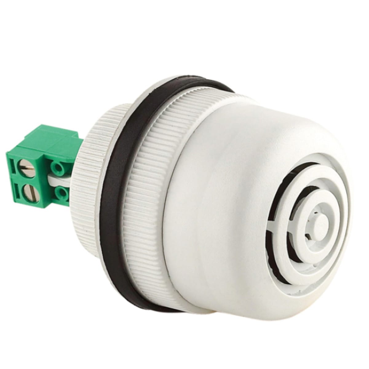 SIRENA - BEBIP buzzer ad incasso (16-22-30mm) con ghiera suono intermittente 82db IP55 V24ACDC
