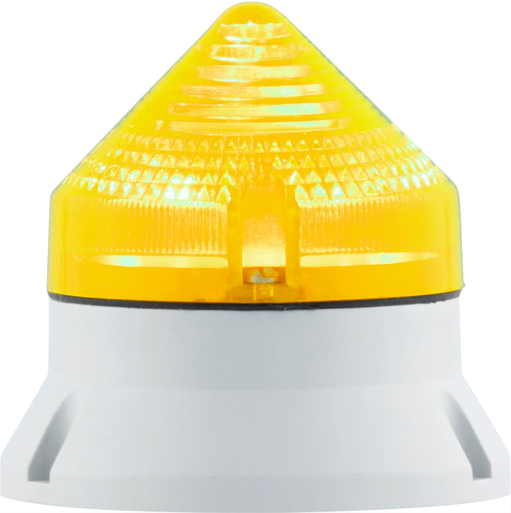 SIRENA - CTL600 LED , luce fissa/lampeggiante, IP54, V12/24ACDC, diam 60mm, base grigia