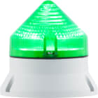 SIRENA - CTL600 LED , luce fissa/lampeggiante, IP54, V90/240AC, diametro 60mm, base grigia