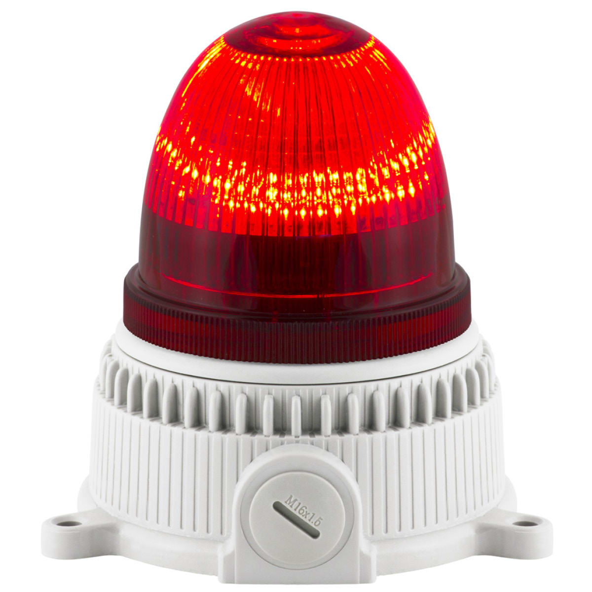 SIRENA - OVOLUX LED M luce multifunzione lampeggio fisso/semplice/doppio/triplo IP65 V90/240AC
