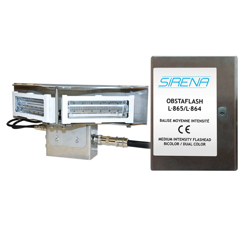 SIRENA - KIT OBSTAFLASH 3X120 L-865/A 48VDC W